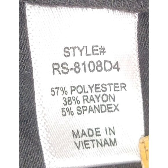 Zenana Dress Casual Short Sleeve Henley Style Dress Medium Black Womens NWOT - Picture 5 of 6